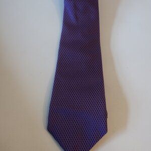 Mens Thomas Pink Purple Design Tie *